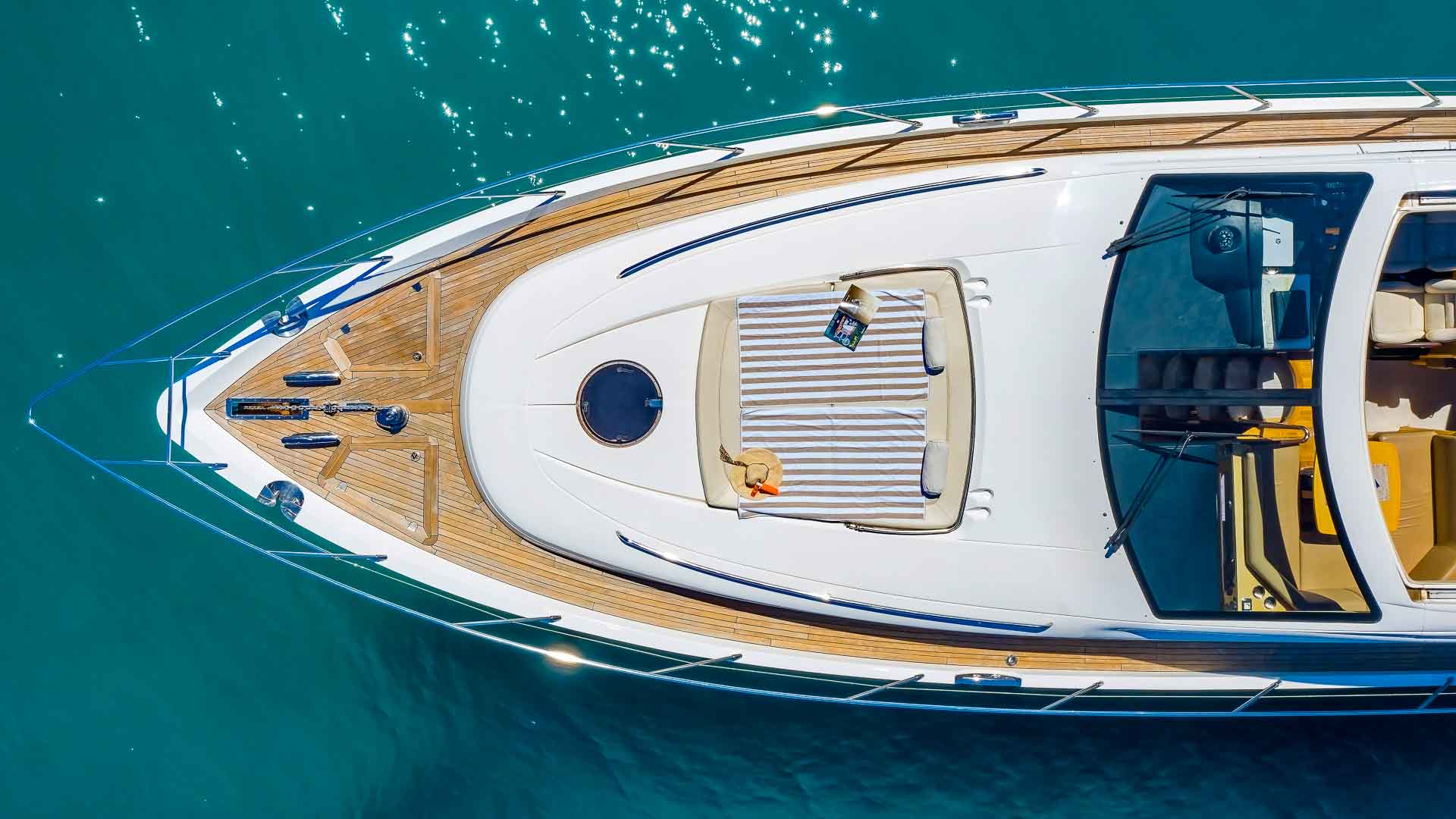 Superyacht bow